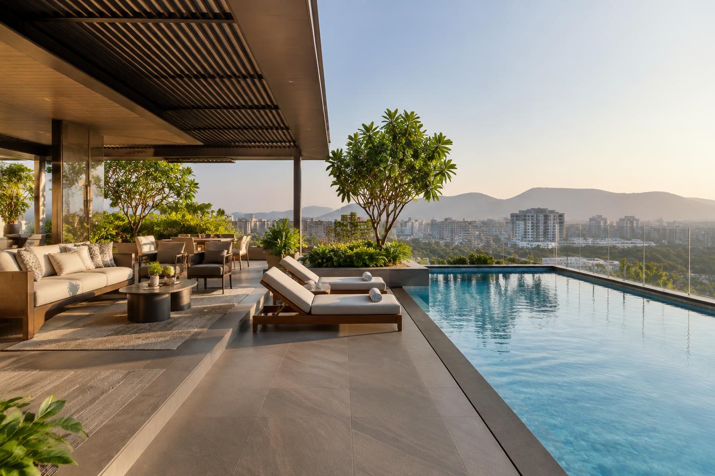 Premium rooftop amenity in Pune